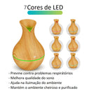 Difusor Aromatizador Umidificador Purificador De Ar Elétrico Ultrassônico | FRETE GRÁTIS