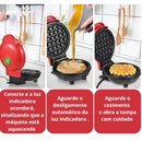 Min Máquina de Waffles Elétrica Portátil 220V | Frete grátis