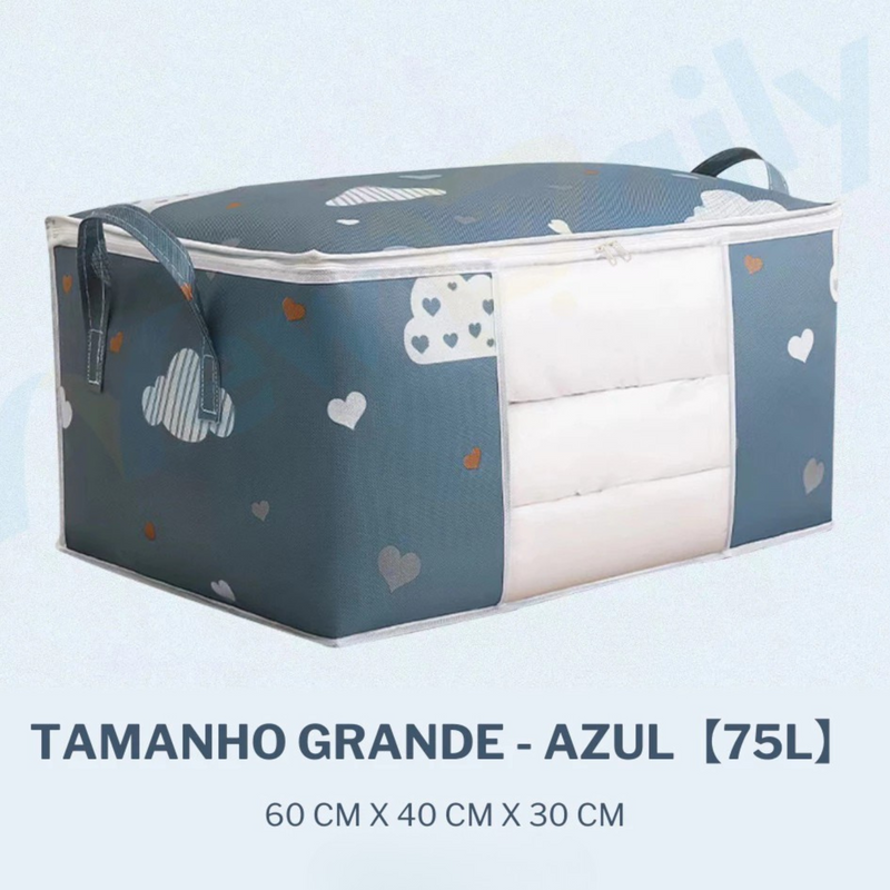 CAIXA | SACO ORGANIZADORA PARA ROUPAS DE CAMA, ROUPAS, COBERTORES! FRETE GRÁTIS
