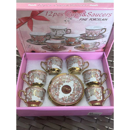 KIT XÍCARAS 12 PEÇAS EM CERÂMICA. SEU CAFÉ SERVIDO COM ESTILO!